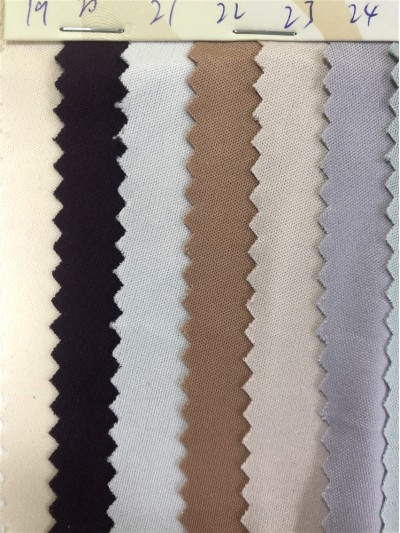 GZ-QF 50D牛奶絲  成份：全滌  克重：105-110g  超薄運動布  細節-1